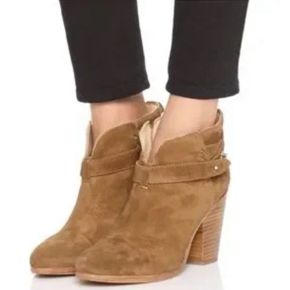 rag & bone Brown Suede Ankle Booties